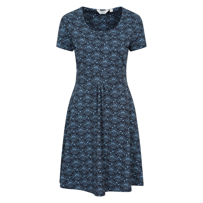 Navy - Front - Mountain Warehouse Womens-Ladies Orchid Floral UV Protection Dress