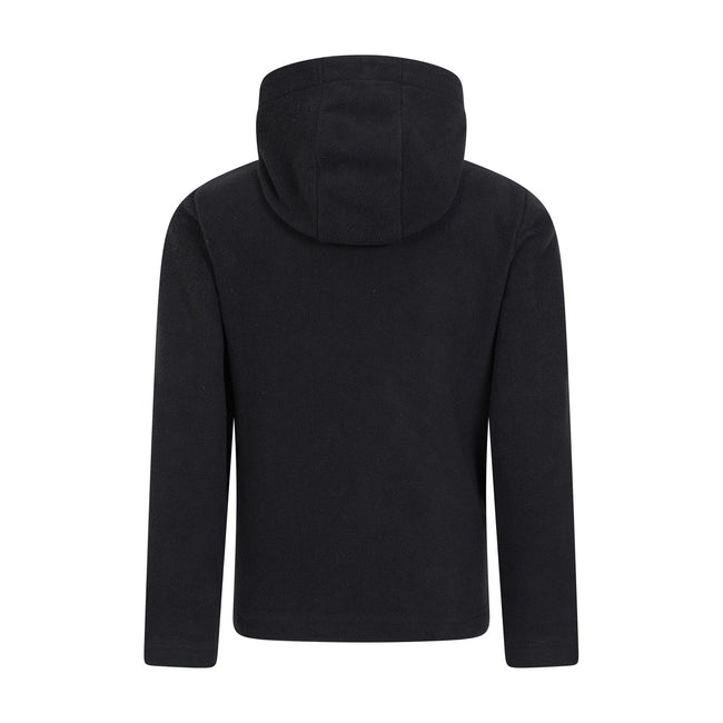Black - Side - Mountain Warehouse Childrens-Kids Camber Quarter Zip Hoodie (Pack Of 2)