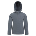 Black - Lifestyle - Mountain Warehouse Childrens-Kids Camber Quarter Zip Hoodie (Pack Of 2)
