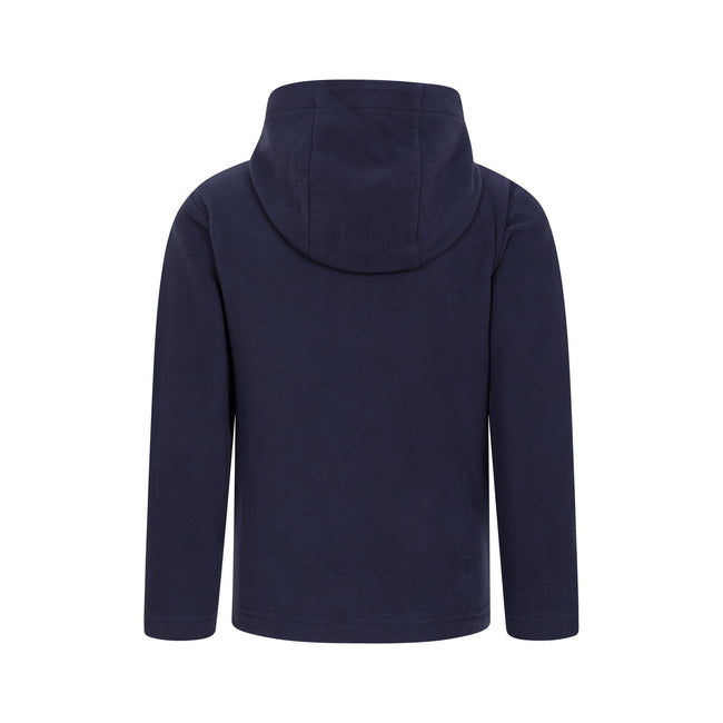 Dark Blue - Pack Shot - Mountain Warehouse Childrens-Kids Camber Quarter Zip Hoodie (Pack Of 2)
