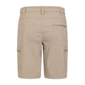 Dark Beige - Back - Mountain Warehouse Mens Trek Cargo Shorts