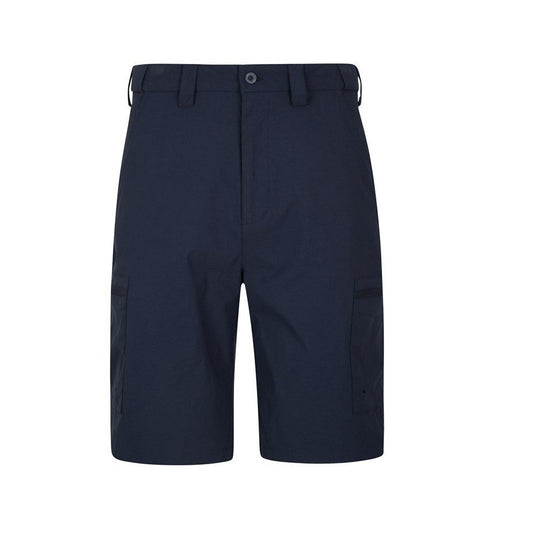 Navy - Front - Mountain Warehouse Mens Trek Cargo Shorts