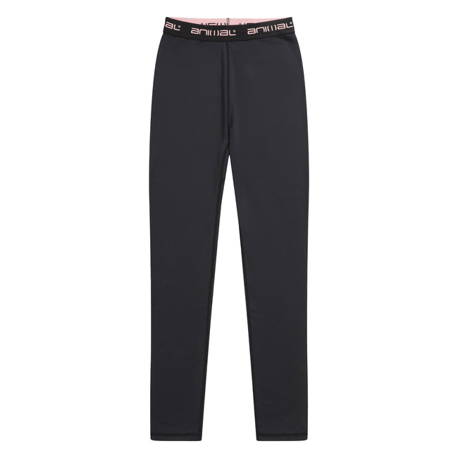 Black - Front - Animal Womens-Ladies Piste Base Layer Leggings