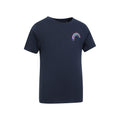 Navy - Lifestyle - Mountain Warehouse Childrens-Kids Rainbow Organic T-Shirt