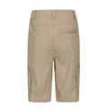 Beige - Back - Mountain Warehouse Mens Trek Cargo Shorts