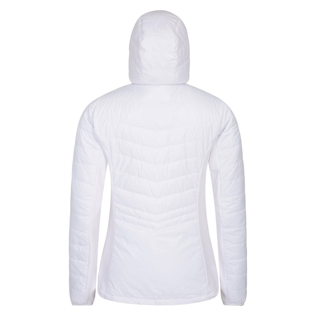 White - Back - Mountain Warehouse Womens-Ladies Turbine Padded Soft Shell Jacket