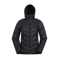 Jet Black - Front - Mountain Warehouse Womens-Ladies Turbine Padded Soft Shell Jacket
