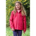 Dark Pink - Front - Mountain Warehouse Childrens-Kids Torrent Waterproof Jacket