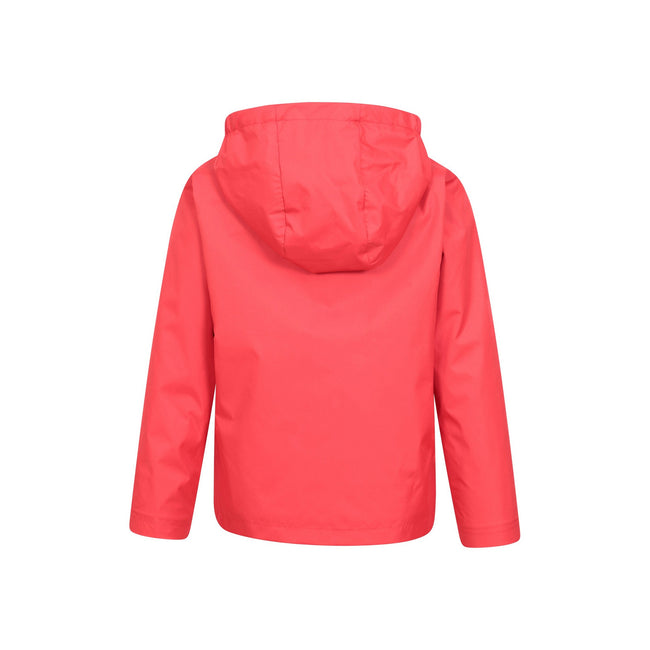 Red - Back - Mountain Warehouse Childrens-Kids Fell 3 in 1 Water Resistant Jacket