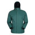 Pale Green - Front - Mountain Warehouse Mens Torrent Waterproof Jacket