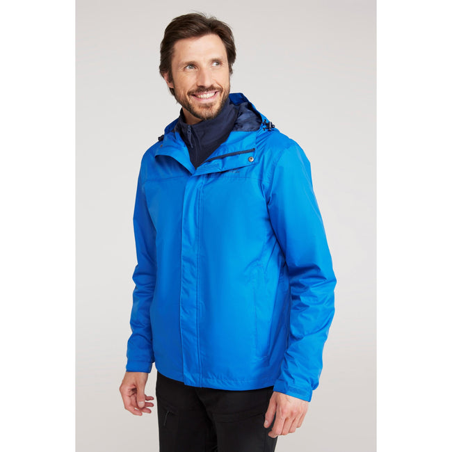 Cobalt - Front - Mountain Warehouse Mens Torrent Waterproof Jacket