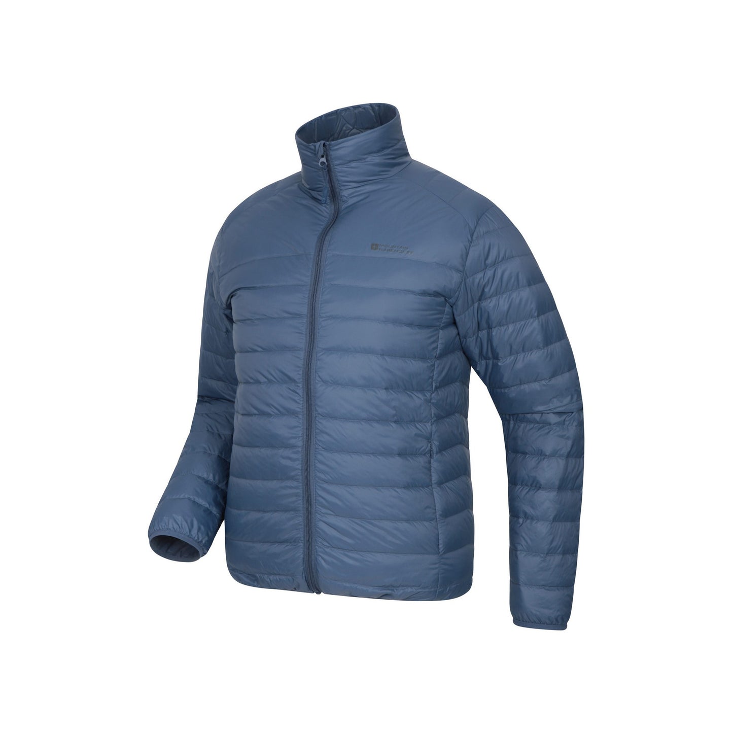 Blue - Side - Mountain Warehouse Mens Featherweight Down Jacket