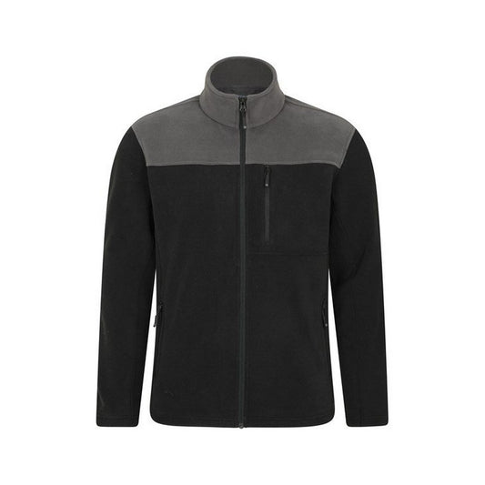 Dark Grey - Front - Mountain Warehouse Mens Buchanan Fleece Jacket