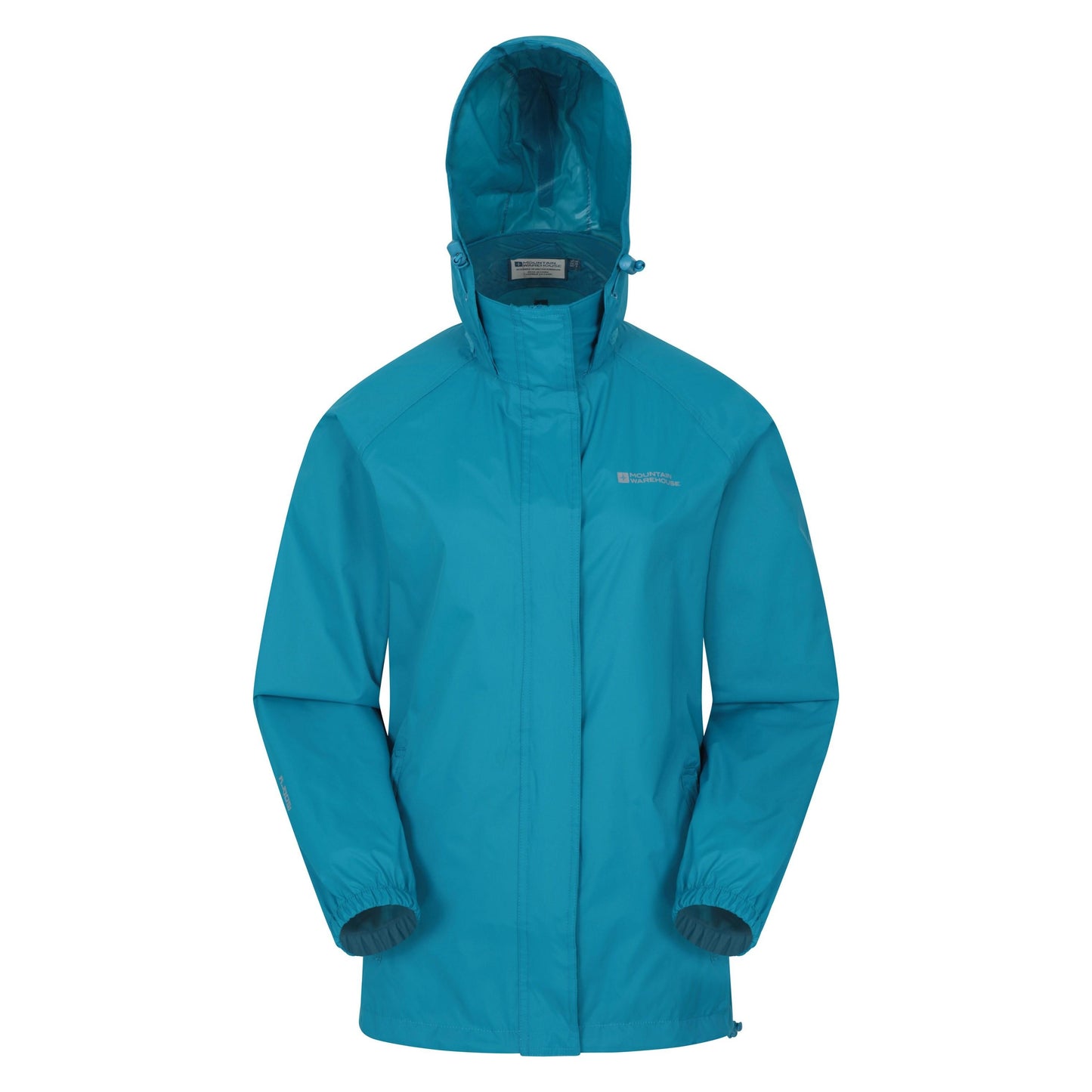Dark Teal - Front - Mountain Warehouse Womens-Ladies Pakka Waterproof Jacket