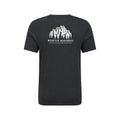 Charcoal - Back - Mountain Warehouse Mens Adventure Organic T-Shirt