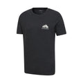 Charcoal - Side - Mountain Warehouse Mens Adventure Organic T-Shirt