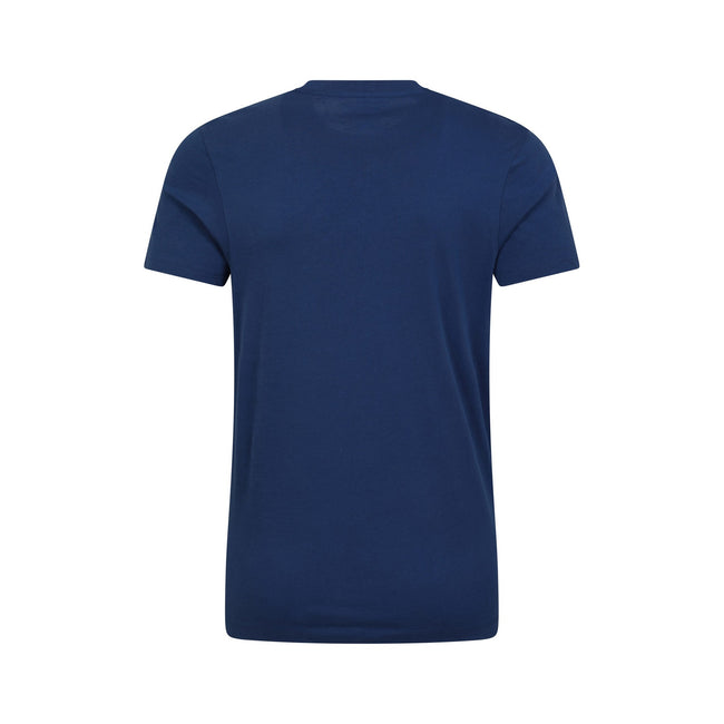 Navy - Back - Mountain Warehouse Mens Sunrise Organic T-Shirt