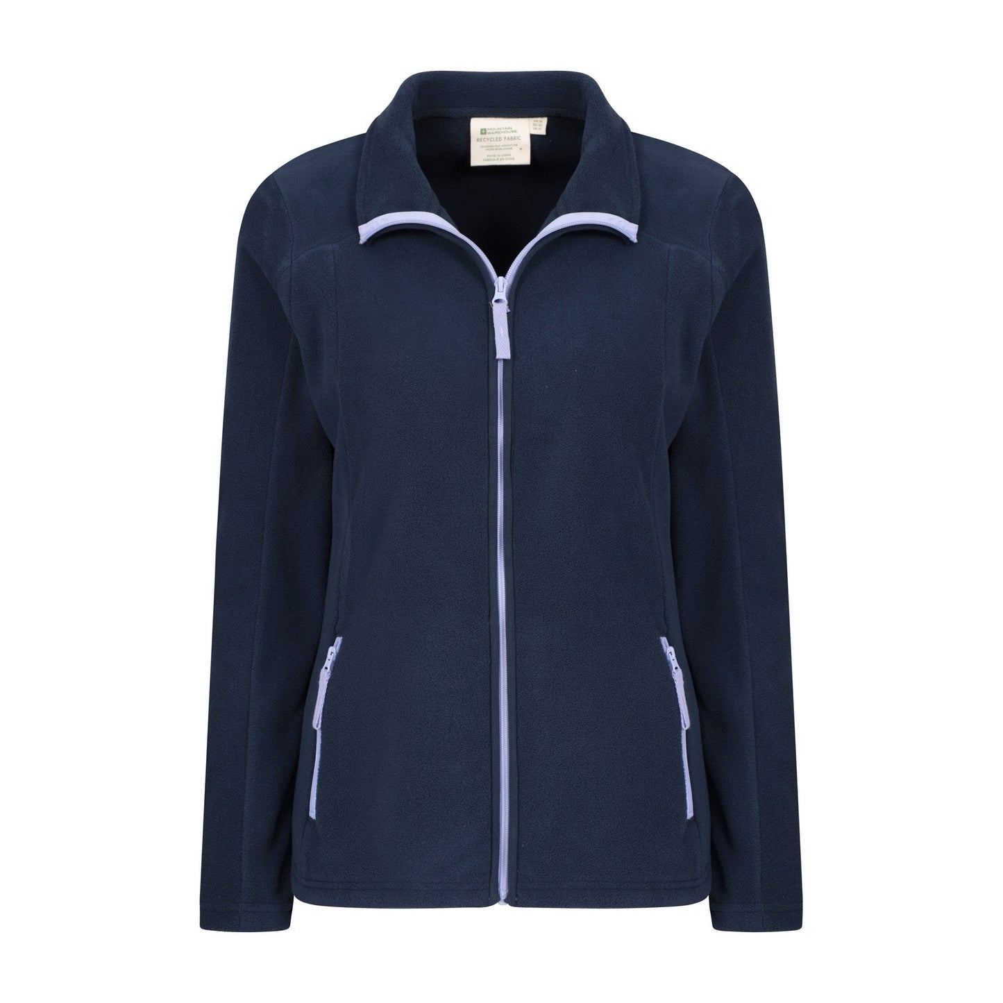 Dark Blue - Lifestyle - Mountain Warehouse Womens-Ladies Recycled Fleece Jacket