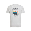 Grey - Back - Mountain Warehouse Mens Crest Organic T-Shirt