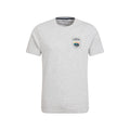 Grey - Front - Mountain Warehouse Mens Crest Organic T-Shirt