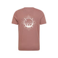 Burgundy - Back - Mountain Warehouse Mens Compass Organic T-Shirt