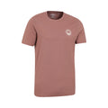 Burgundy - Lifestyle - Mountain Warehouse Mens Compass Organic T-Shirt