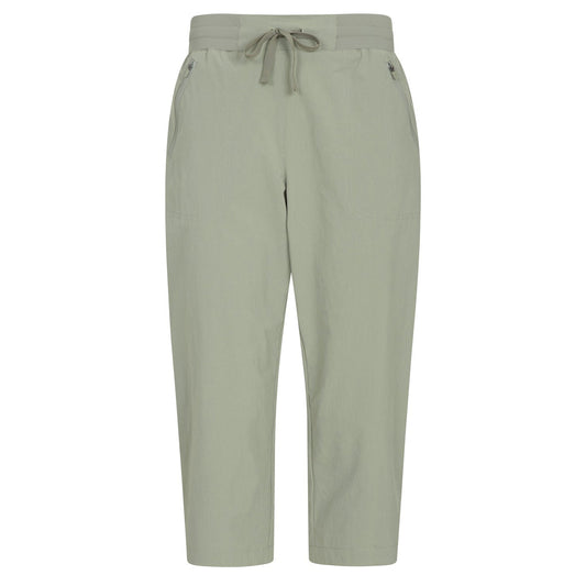 Khaki Green - Front - Mountain Warehouse Womens-Ladies Explorer Capri
