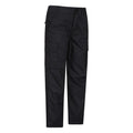 Black - Back - Mountain Warehouse Childrens-Kids Lightweight Cargo Trousers