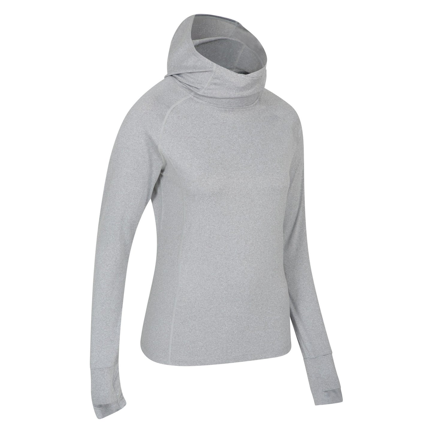 Grey - Lifestyle - Mountain Warehouse Womens-Ladies Breeze Yarn Recycled Hoodie