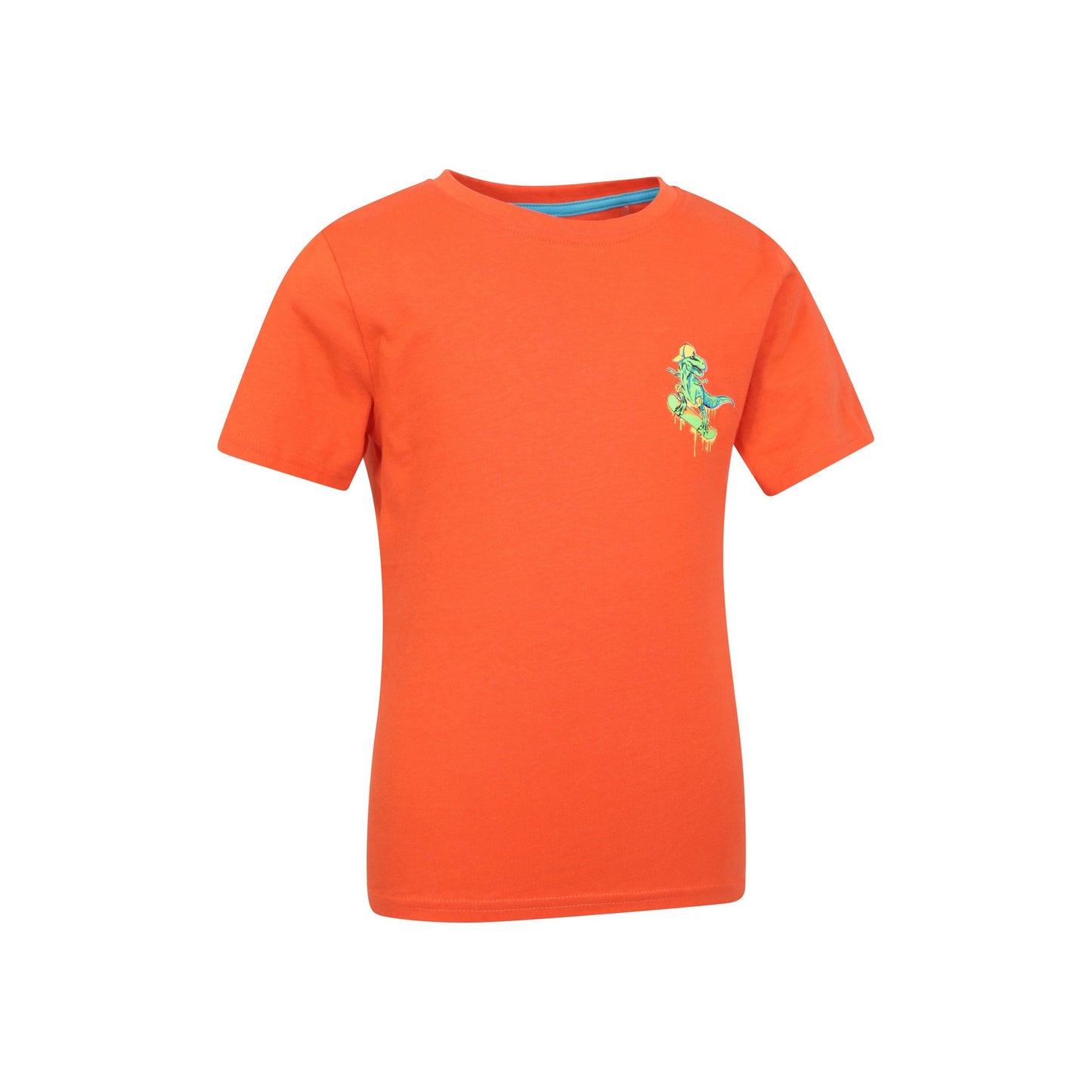 Orange - Lifestyle - Mountain Warehouse Childrens-Kids Skateboard Dino Organic T-Shirt