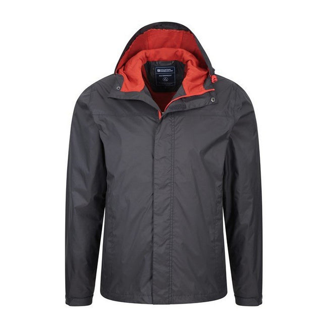 Dark Grey - Side - Mountain Warehouse Mens Torrent Waterproof Jacket