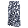 Dark Blue - Side - Mountain Warehouse Womens-Ladies Waterfront Spotted Jersey Midi Skirt
