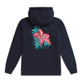 Navy - Back - Animal Womens-Ladies Maya Graphic Print Organic Hoodie