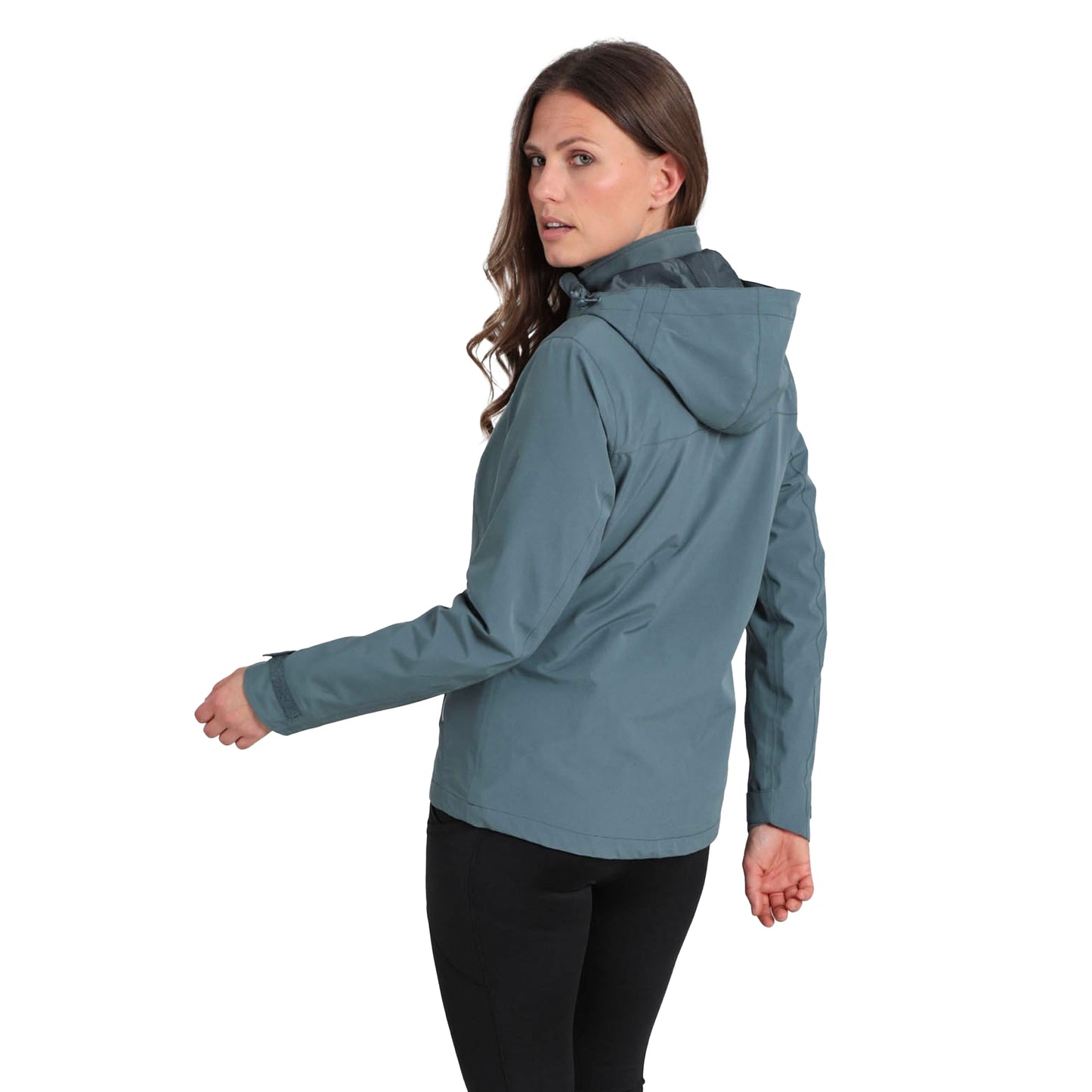 Grey - Back - Mountain Warehouse Womens-Ladies Urban Extreme Recycled 3 in 1 Jacket