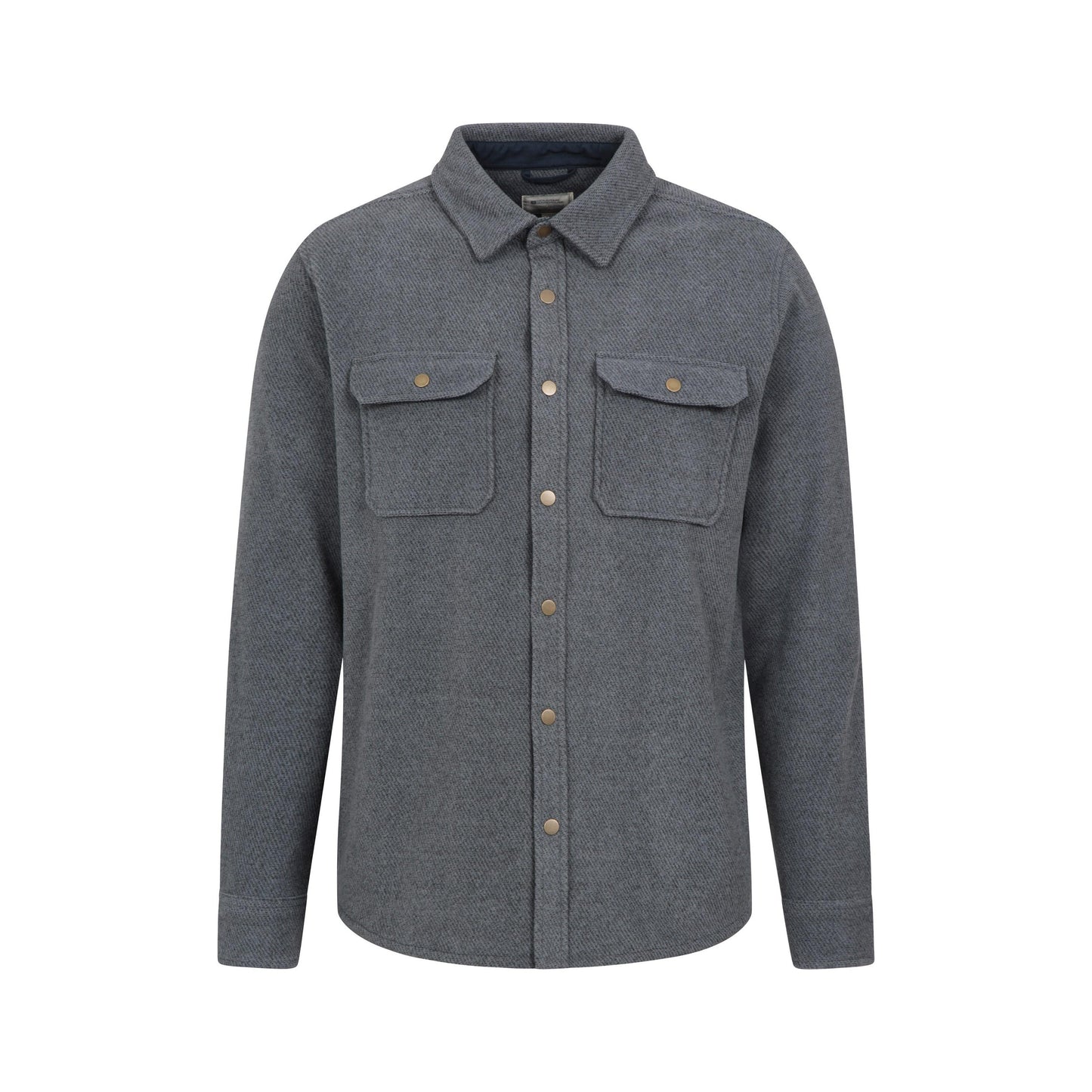Dark Grey - Front - Mountain Warehouse Mens Dresden Melange Shirt