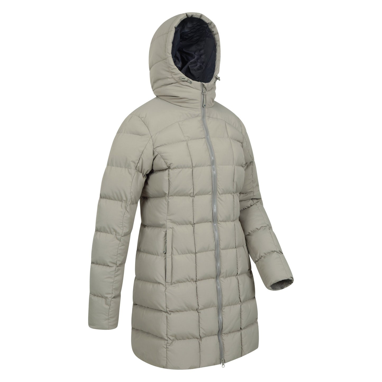 Khaki Green - Lifestyle - Mountain Warehouse Womens-Ladies Flurry Longline Padded Jacket