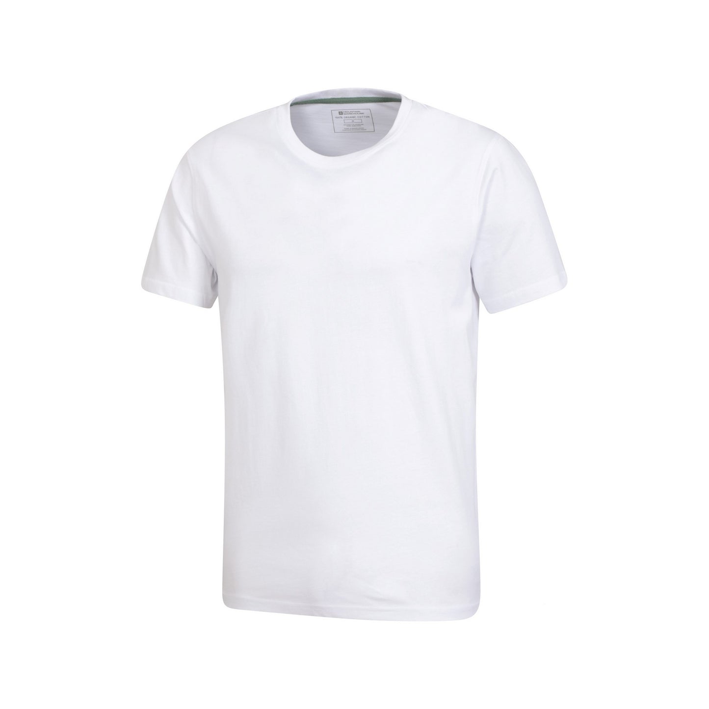 White - Side - Mountain Warehouse Mens Flint Crew Neck T-Shirt