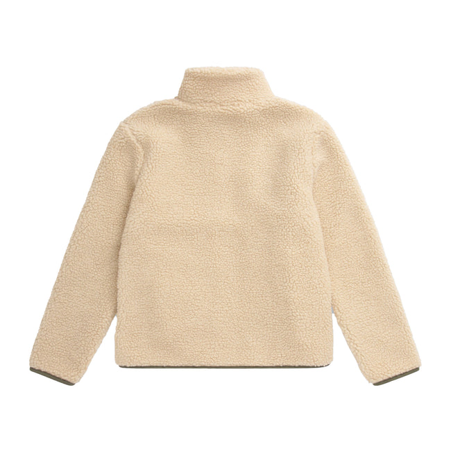 Off White - Back - Animal Womens-Ladies Hennie Borg Fleece Jacket