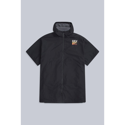 Jet Black - Front - Animal Mens Misty Recycled Fleece Lined Parka