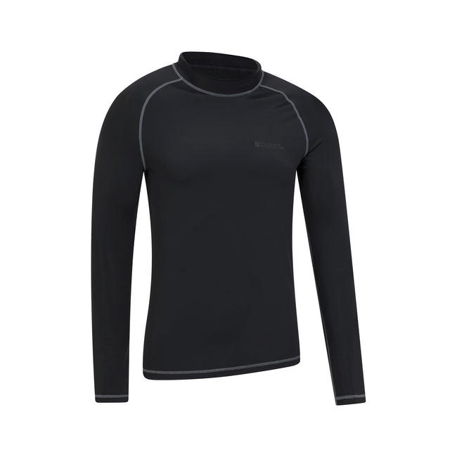 Black - Lifestyle - Mountain Warehouse Mens Long-Sleeved Rash Guard