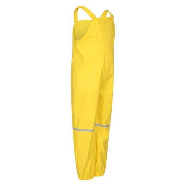 Pale Yellow - Lifestyle - Mountain Warehouse Childrens-Kids Raindrop Camo Waterproof Jacket And Trousers Set