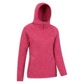 Bright Pink - Side - Mountain Warehouse Womens-Ladies Nevis Full Zip Hoodie