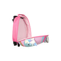 Pink - Pack Shot - Mountain Warehouse Childrens-Kids Unicorn 2 Wheeled Suitcase
