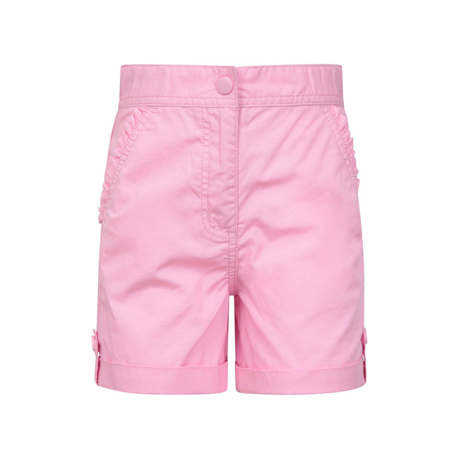 Pale Pink - Front - Mountain Warehouse Childrens-Kids Shore Shorts