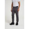 Charcoal - Front - Mountain Warehouse Mens Jungle Trekking Trousers