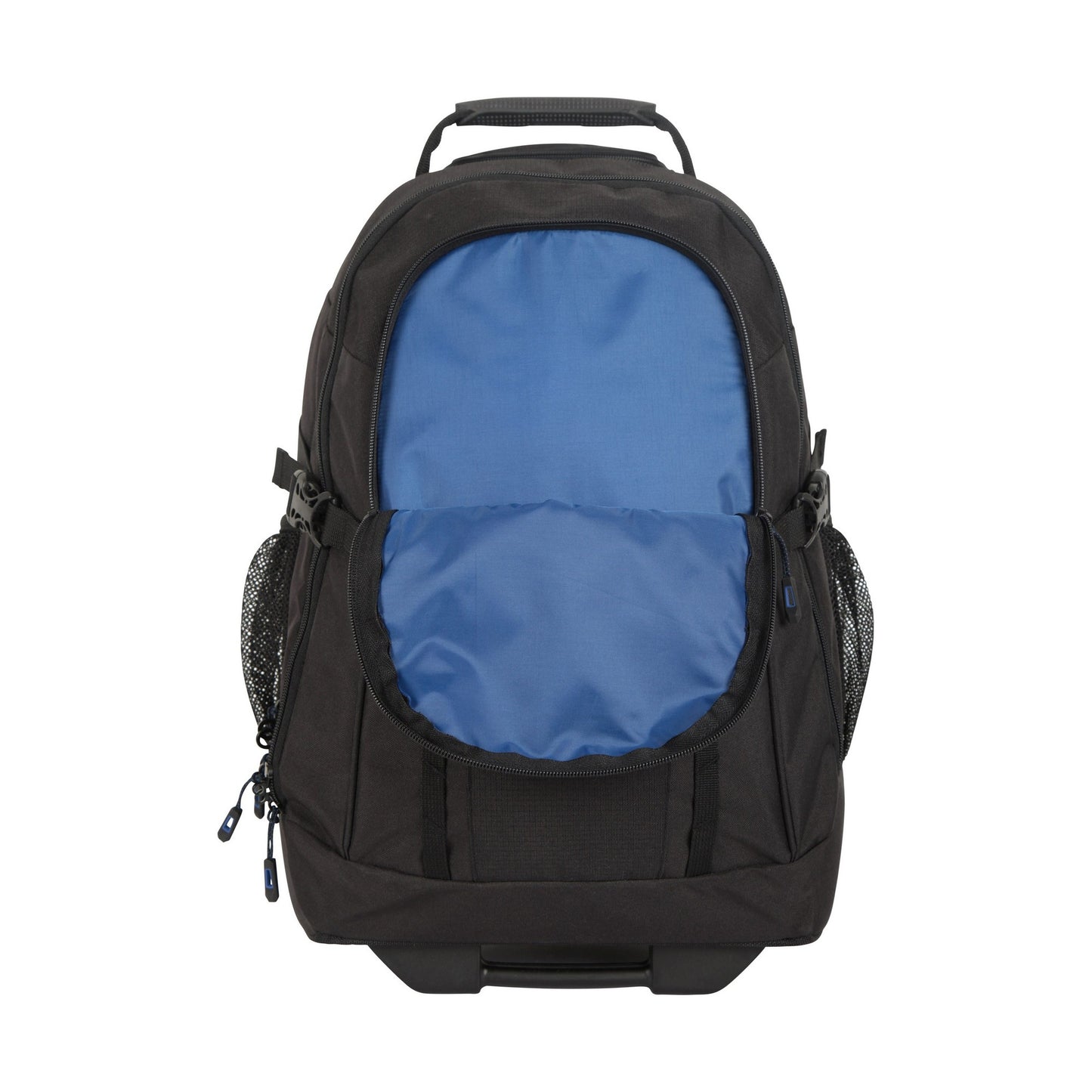 Black - Close up - Mountain Warehouse Hybrid Wheel Backpack