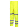 Yellow - Side - Mountain Warehouse Unisex Adult Waterproof High-Vis Work Over Trousers