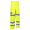 Yellow - Lifestyle - Mountain Warehouse Unisex Adult Waterproof High-Vis Work Over Trousers