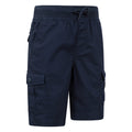 Navy - Lifestyle - Mountain Warehouse Childrens-Kids Pull-On Cargo Shorts