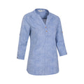 Corn Blue - Side - Mountain Warehouse Womens-Ladies Petra All-Over Print 3-4 Sleeve Shirt